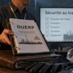 Formation sécurité au travail en atelier HSE : DUERP et EPI visibles