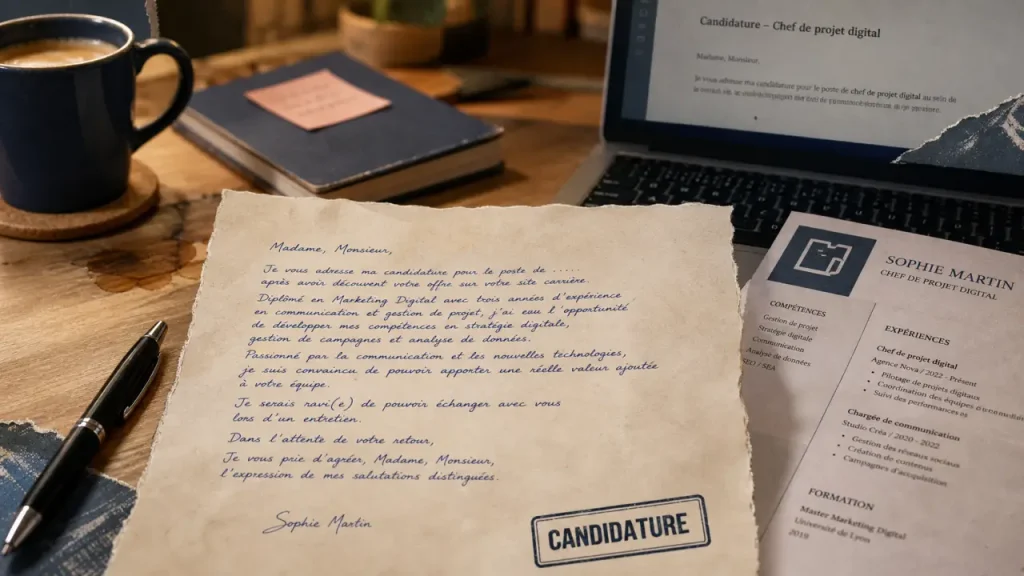 Changer de travail sans fragiliser sa candidature : la lettre de motivation qui rassure le recruteur
