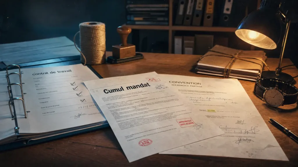 Cumul mandat social et contrat de travail : conditions, risques et sécurisation