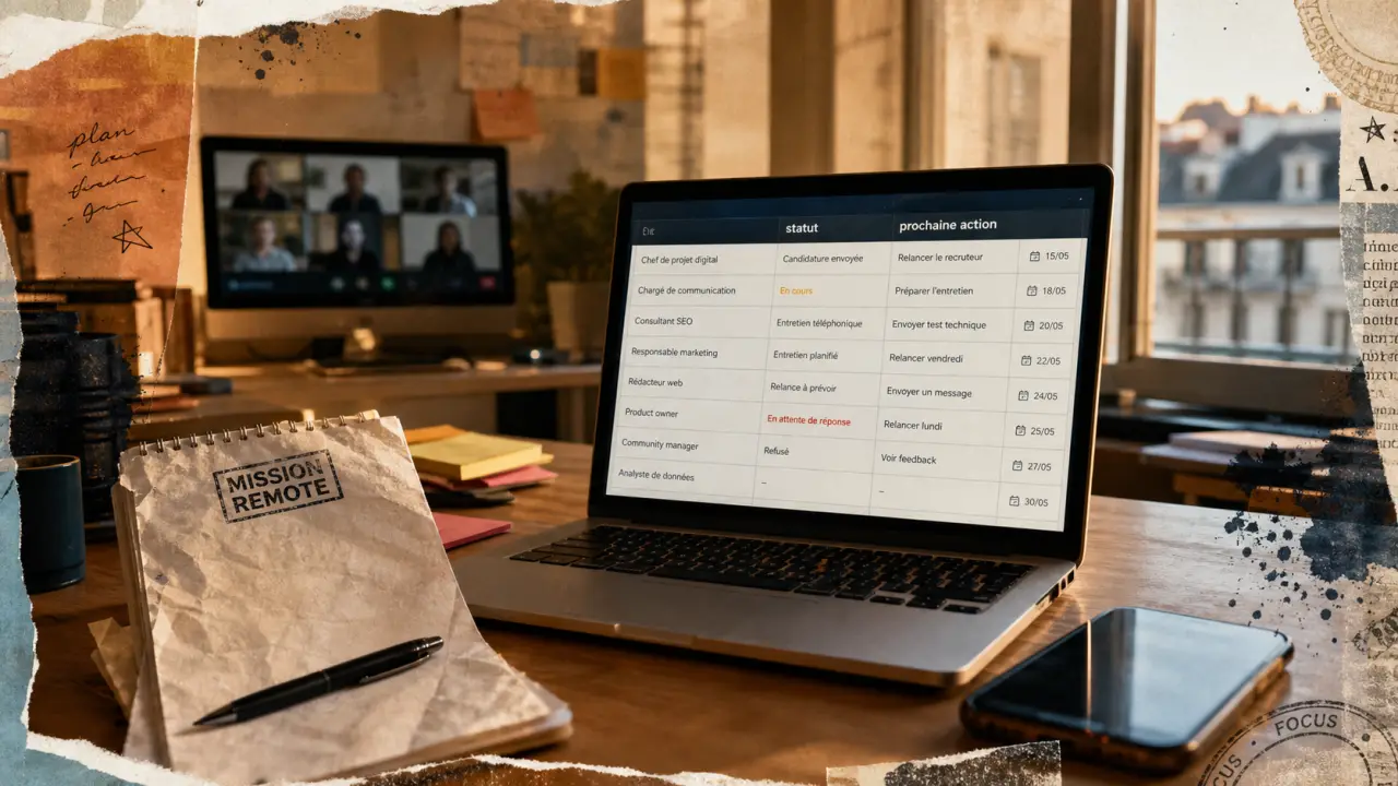 Mission en télétravail : candidater à distance avec offres fiables