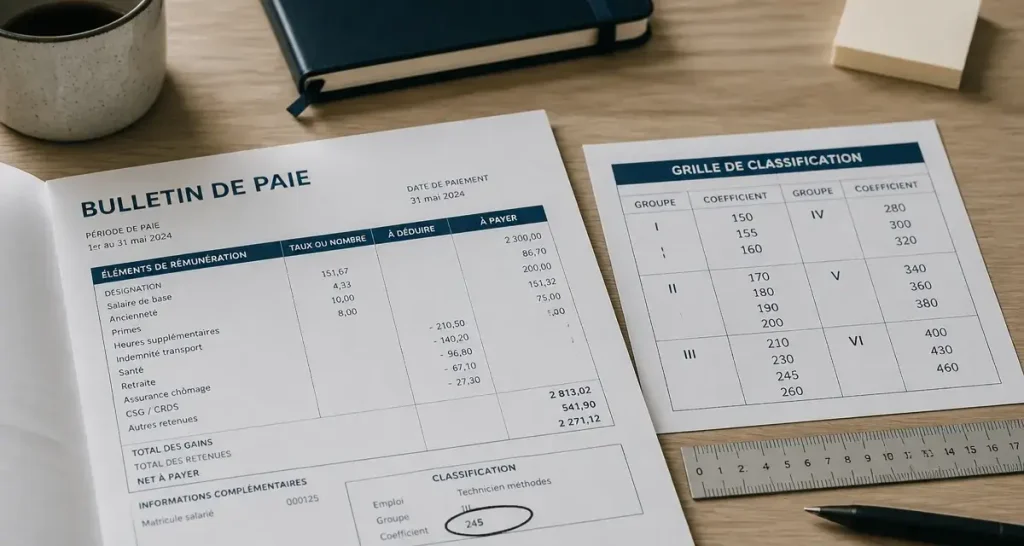 Le coefficient des salaires peut changer le minimum à payer : classification, SMIC et erreurs à éviter
