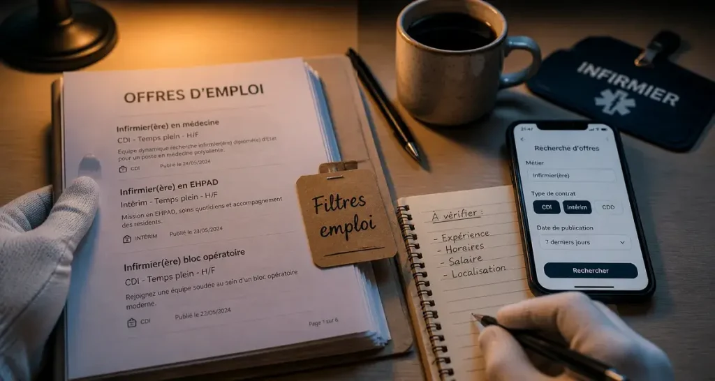 Emploi infirmier : 3 stratégies pour filtrer les offres et décrocher le poste idéal