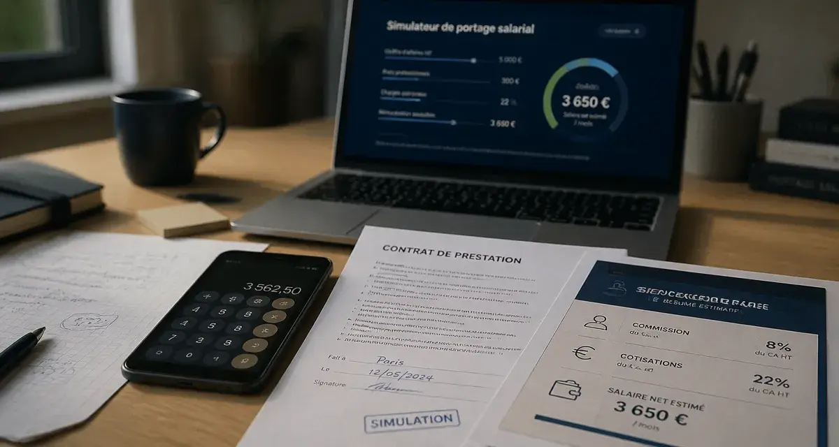Avis sur le portage salarial et 75 % de cotisations : simulation