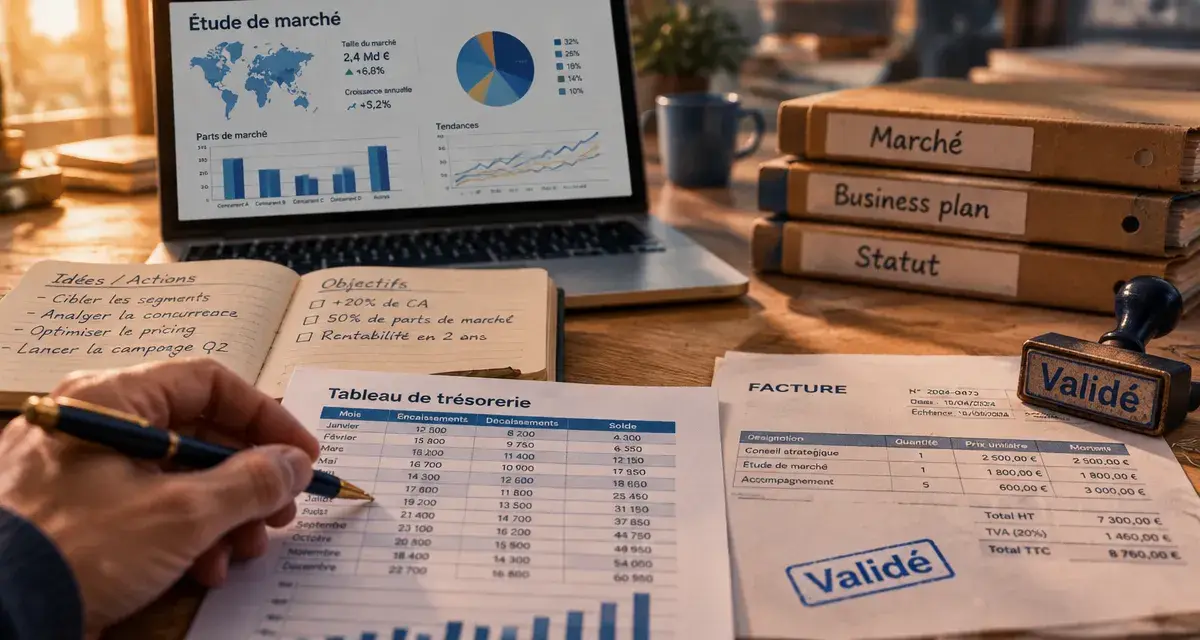 Apprendre création entreprise construistonbusiness.fr : plan modules pour agir