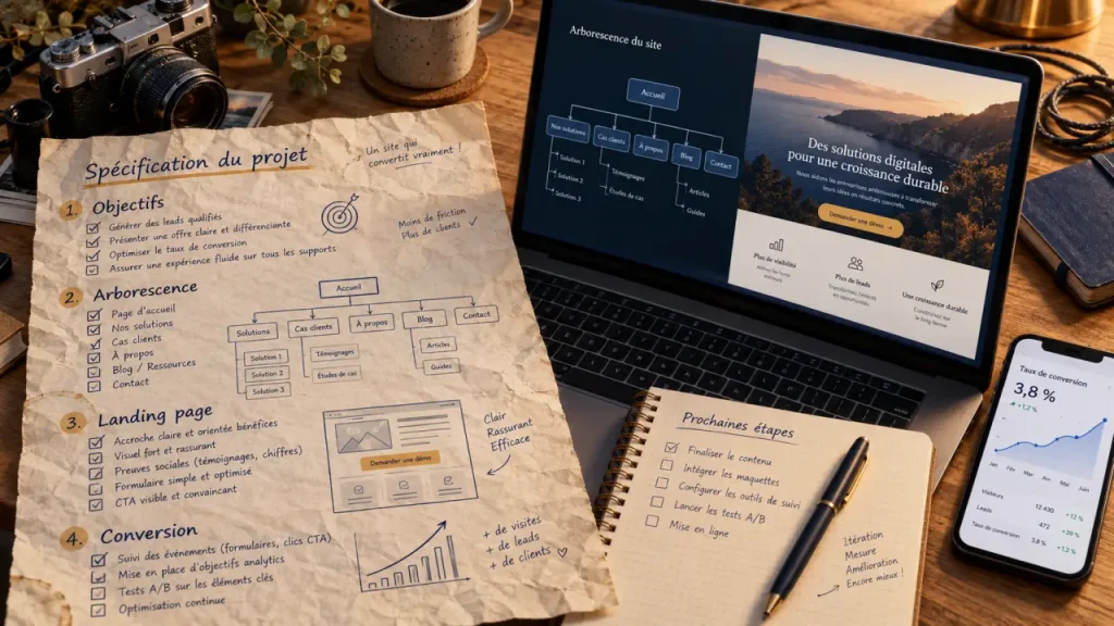 Création de site web pour startup : lancer l’essentiel sans payer une refonte demain