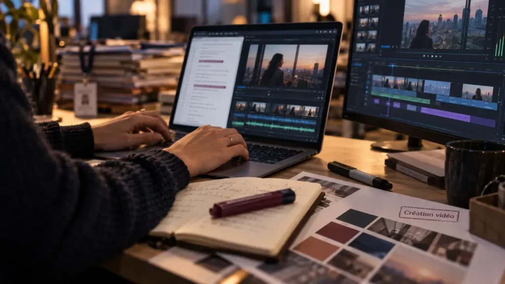 Création vidéo entreprise : les choix qui accélèrent la production sans diluer la marque