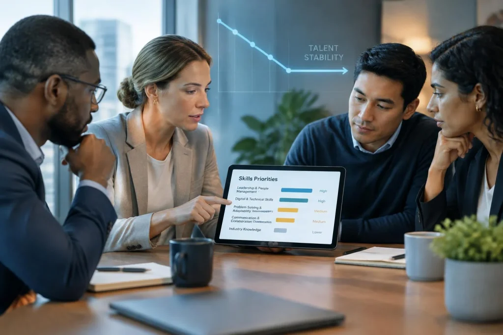 Gestion des talents en crise : préserver les compétences clés sans surenchère salariale