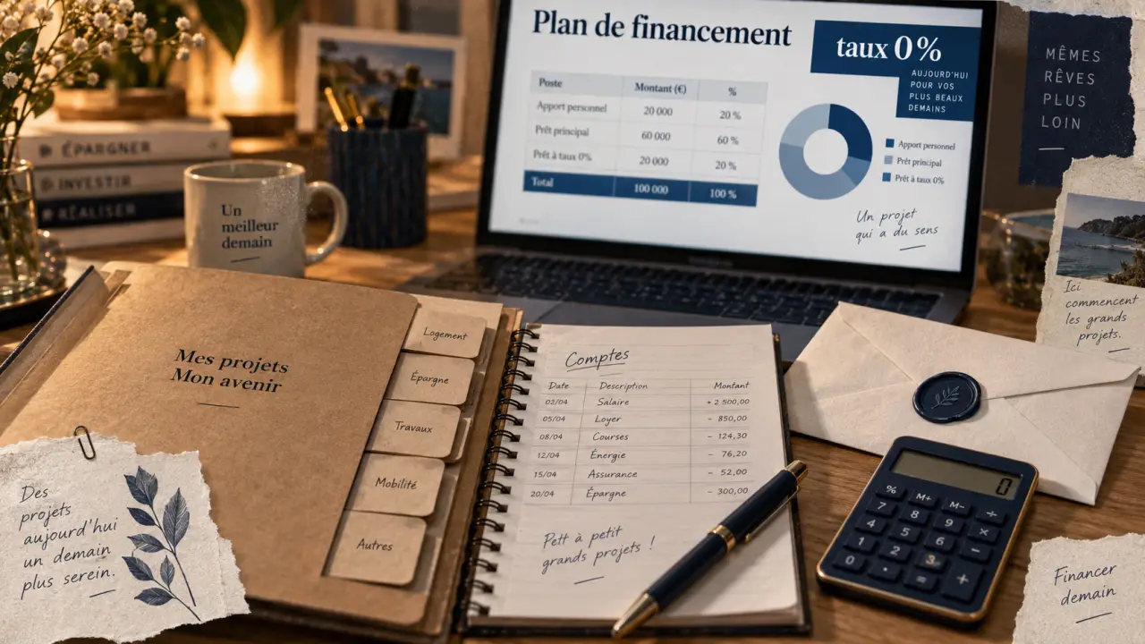 Prêt d’honneur création entreprise : plan de financement et taux 0%