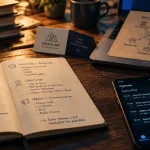 Réseau professionnel : confiance et régularité sur un bureau